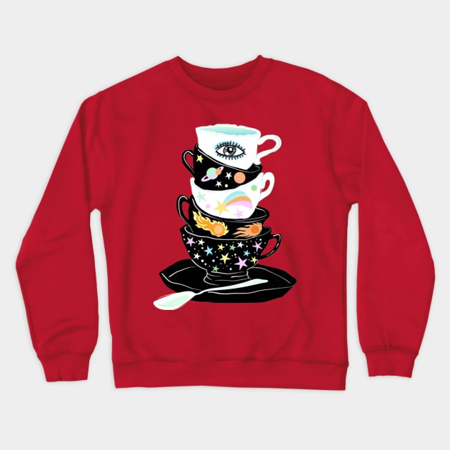 galactic cups Crewneck Sweatshirt by liamwillard